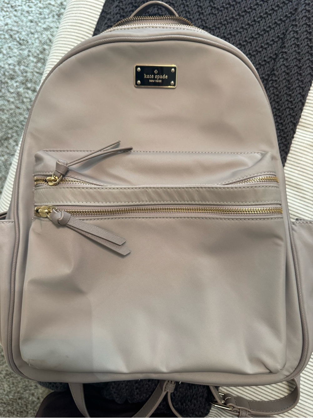 kate spade tan Nylon Backpack